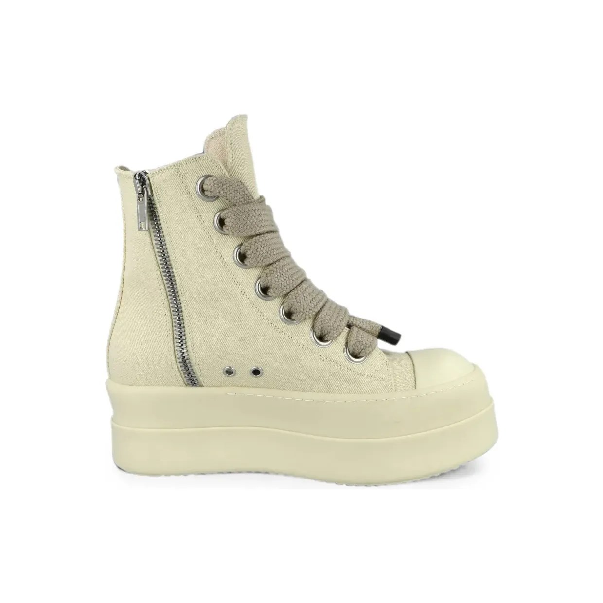 Rick Owens DRKSHDW Mega Bumper Jumbolace sneakers – Beige (DU01F4850DOW2)