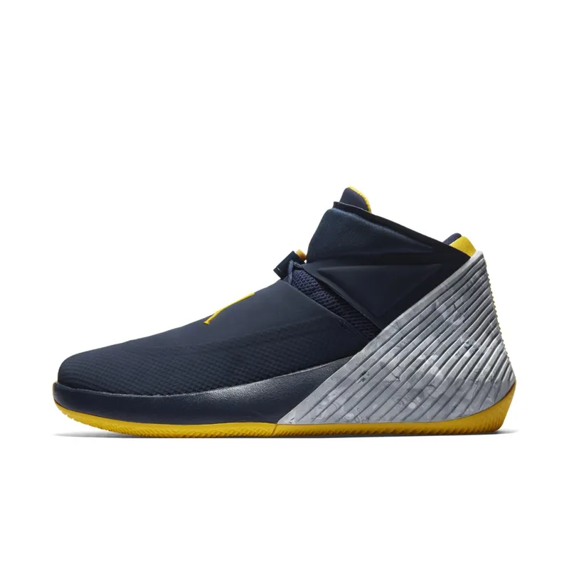 Jordan Why Not Zer0.1 Michigan College Navy/Amarillo-White (AA2510-405)
