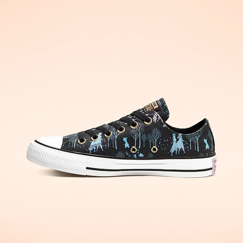 Converse Chuck Taylor All-Star Low Frozen 2 Black Black/Multi-White (167359C)