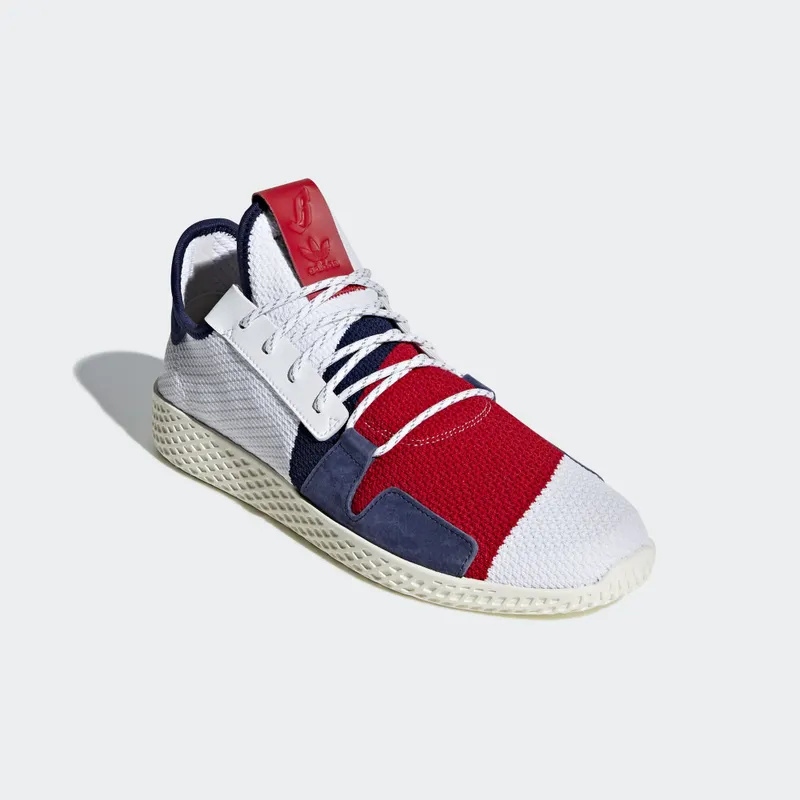 adidas Tennis Hu V2 Pharrell x Billionaire Boys Club Cloud White/Scarlet/Blue (BB9549)