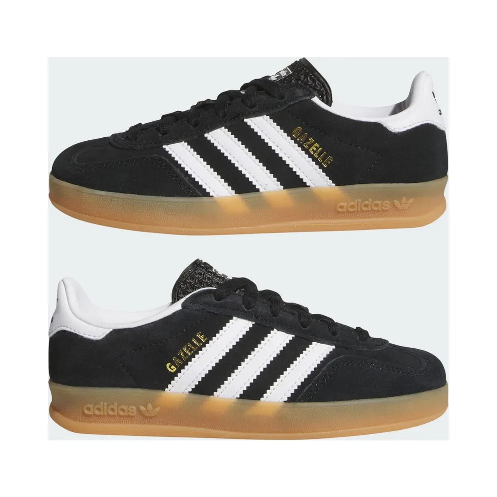 adidas Gazelle Indoor Black White Gum (IH9135)