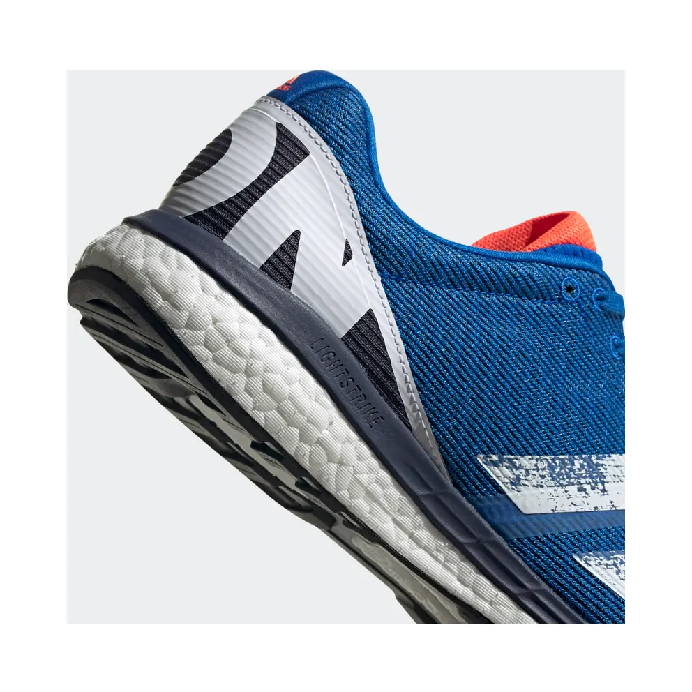 Adidas Adizero Boston 8 ‘Glow Blue’ Glow Blue/Core White/Trace Blue (EG7895)