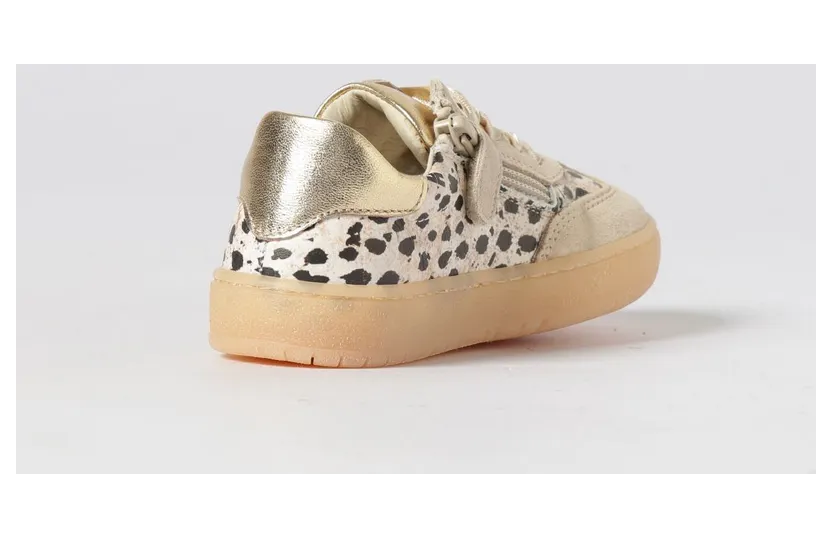 Elisabetta Franchi Animal Print Leather Sneakers Beige (F1A9E04921917X673) (2)