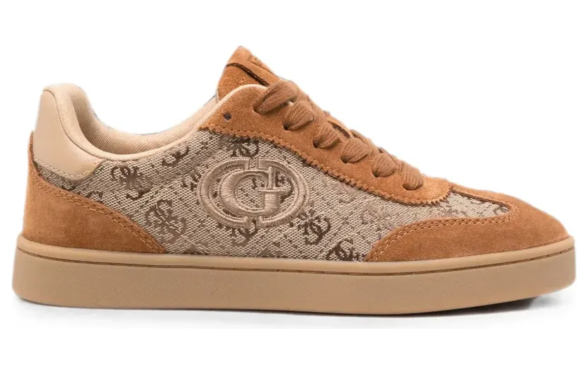 Guess sneaker Cognac / Brokaat / Cappuccino (FLTJAC-LEA12-COGNA)