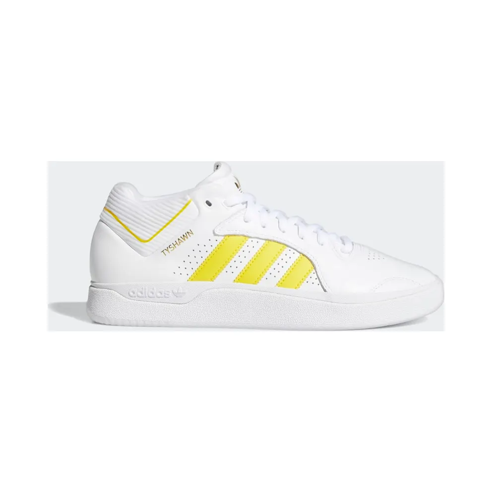 adidas Tyshawn Cloud White / Yellow / Gold Metallic (FY7476)