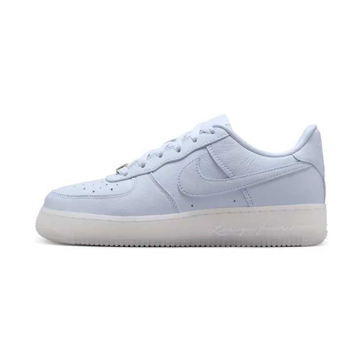 Nike Air Force 1 Low GS Drake NOCTA Certified Lover Boy “Palest Purple / Metallic Silver / Cobalt Tint” (HQ1772-500)