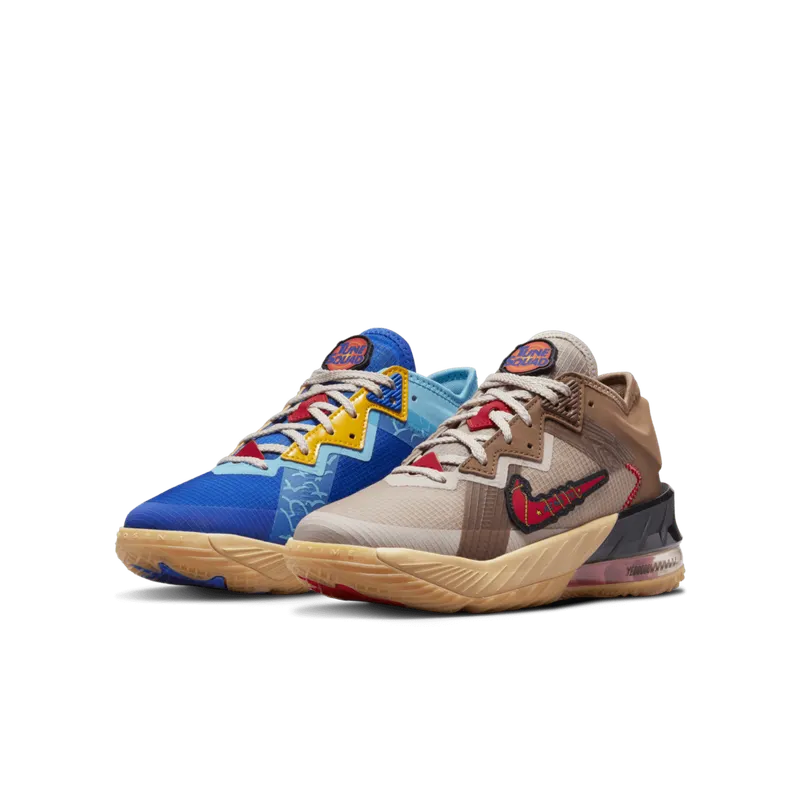 Nike LeBron 18 Low Wile E. x Roadrunner (GS) (2021) (DJ3760-401)