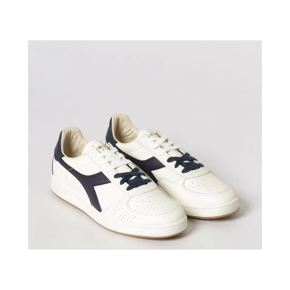 Diadora B. Elite Dominio Grained Leather Sneakers Blue (201182808C0178)