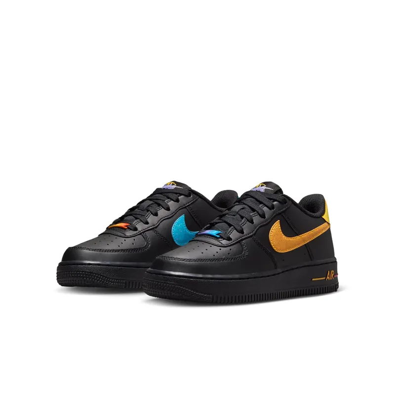 Nike Air Force 1 Low GS “Black Multi-Color” (IM7742-001)