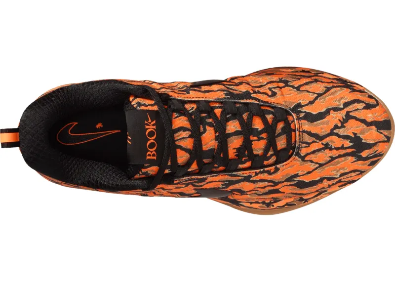 Nike Book 2 – Tiger Camo – “Black / Total Orange / Flax” (IM4669-001)