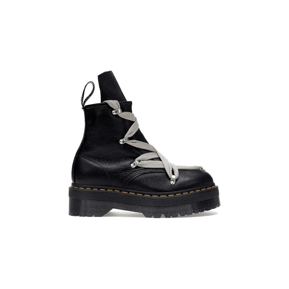 Dr. Martens 1460 Quad Leather Sole Pentagram Jumbo Lace Boot Rick Owens Black (DM02B3803 7001 09)