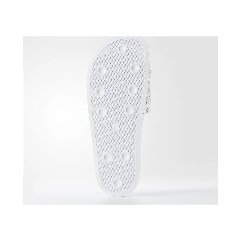 adidas Adilette Huangs World White/Pink (F37688)