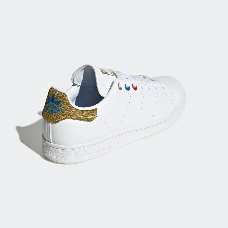 Adidas Stan Smith Cloud White / Blue Rush / Matte Gold (GY5700)