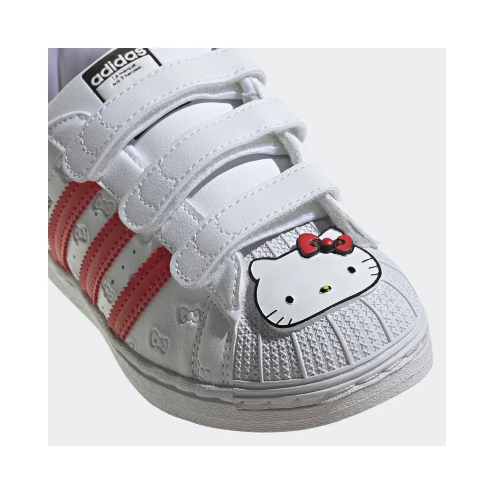 Adidas Hello Kitty Superstar Cloud White / Vivid Red / Core Black (GV8865)