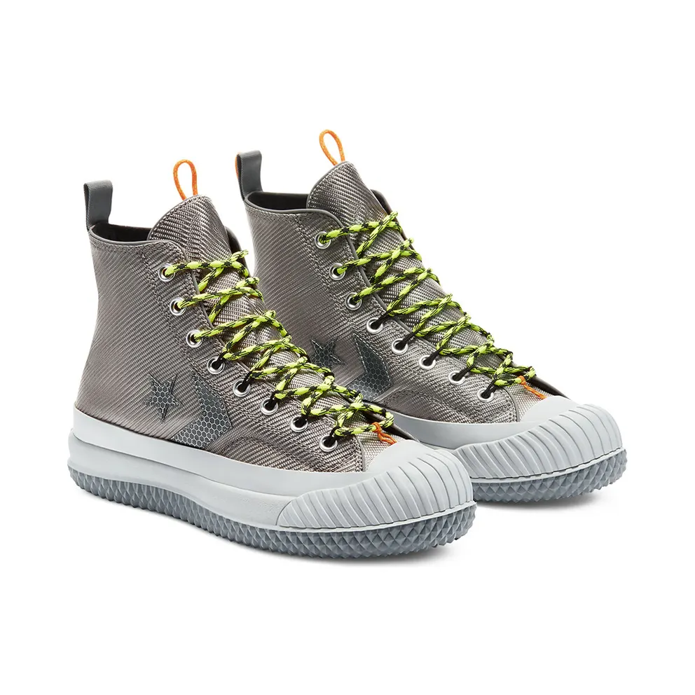 Converse Bosey MC High ‘Metallic Vis – Grey Silver’ Grey/Grey/Orange (169528C)