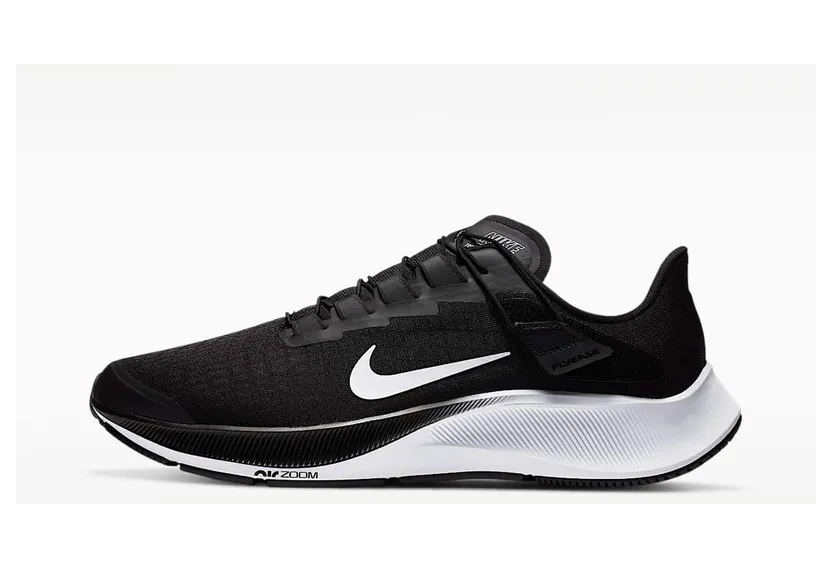 Nike Air Zoom Pegasus 37 FlyEase “Black / Smoke Grey / White” (CK8474-003)