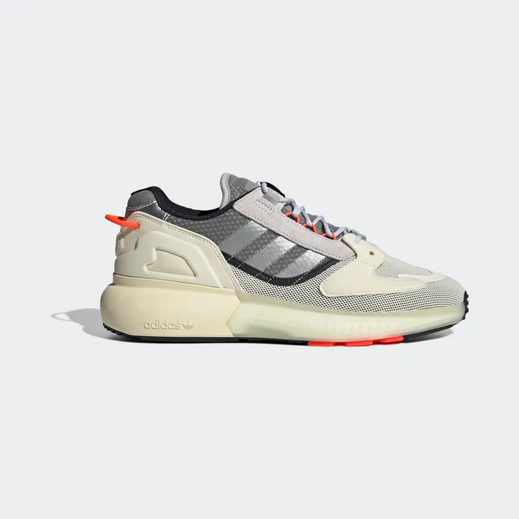 adidas ZX 5K Boost Lerna Silver Metallic / Cream White / Solar Red (GY5993)
