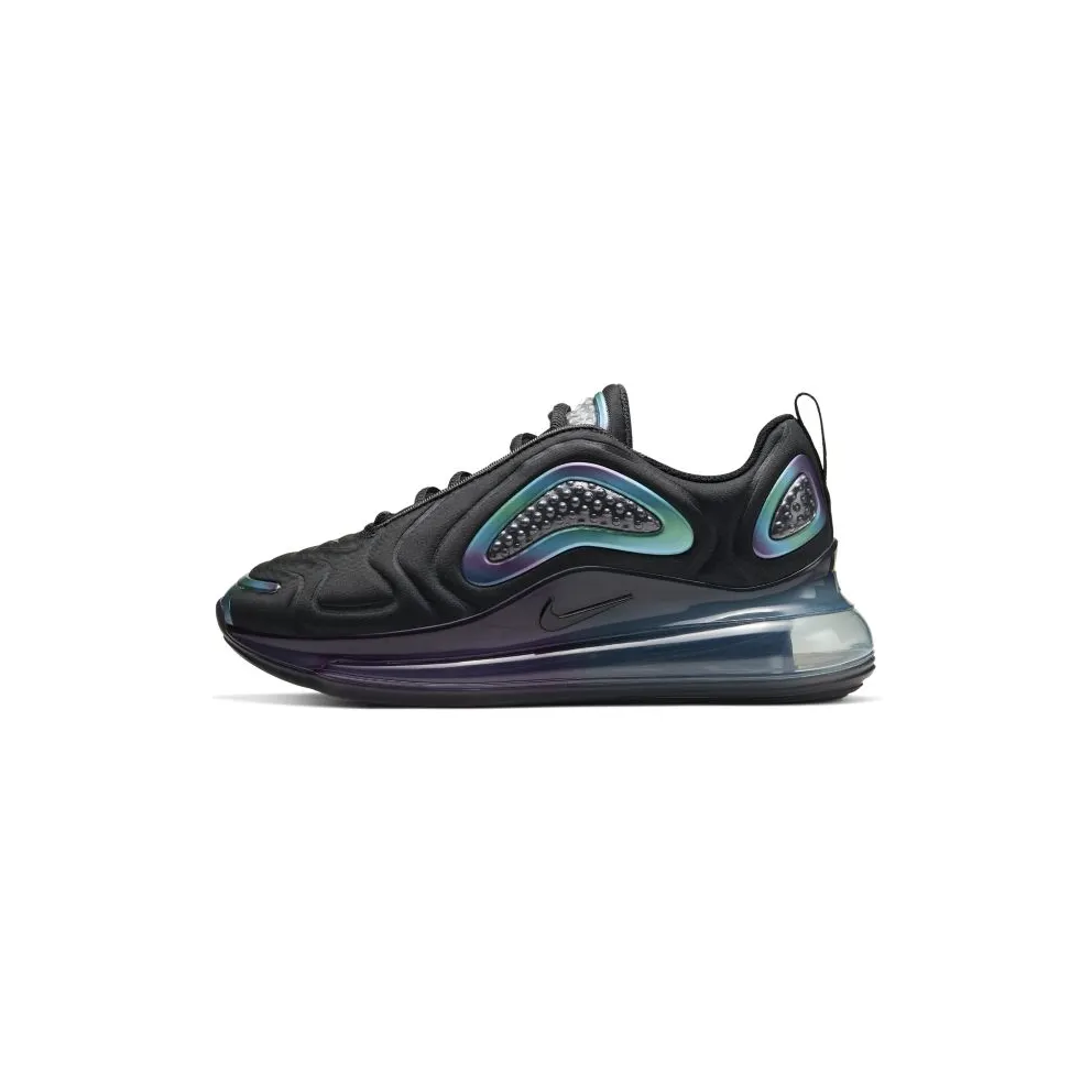 Nike Air Max 720 Bubble Pack Black (GS) Dark Smoke Grey/Black-Metallic Silver-Black (CT9635-001)