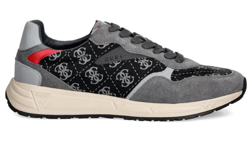 GUESS USA Aria sneakers met logoprint – Grijs (FMPARAFAL12DBLAC)