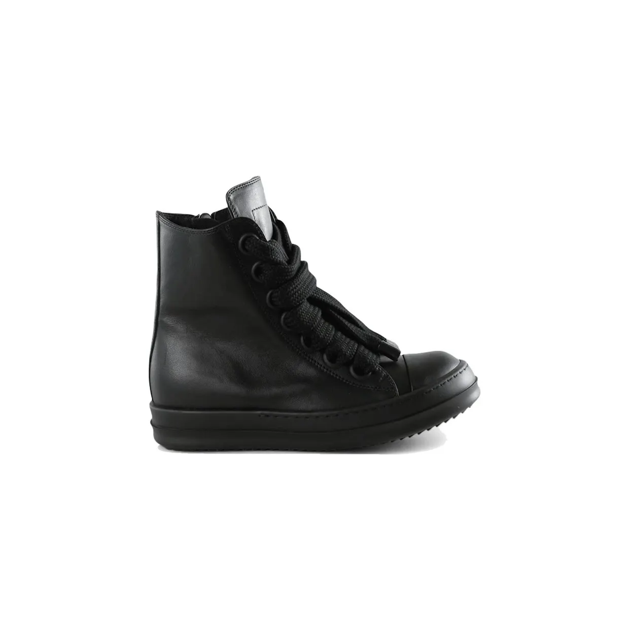 Rick Owens Jumbo Lace High Top Sneakers All Black (RP02F5878-LCOW2-09ALL)