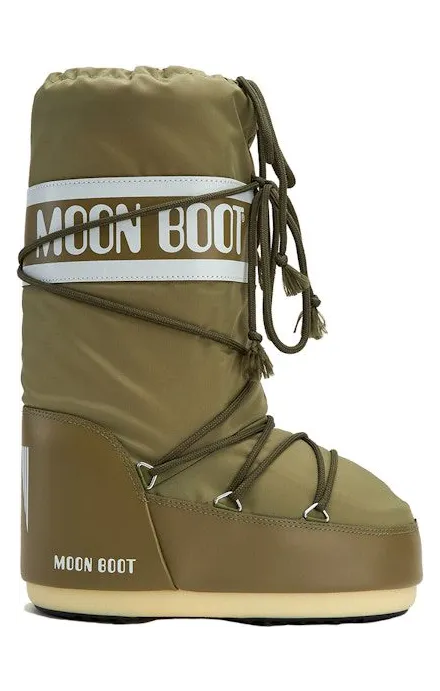 Moon Boot Icon Nylon Boot Nylon Khaki (80D1400440-M006)