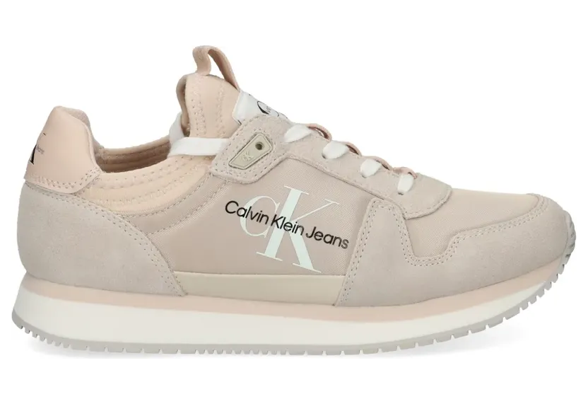 Calvin Klein Jeans Sneakers met logo – Beige (YW0YW00840)
