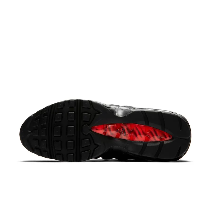 Nike Air Max 95 Jelly Swoosh Black Black/Red-Orange (CJ0423-001)