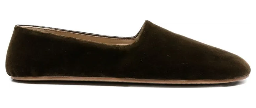 The Row Ponti Velvet Slippers F1782W24MSS