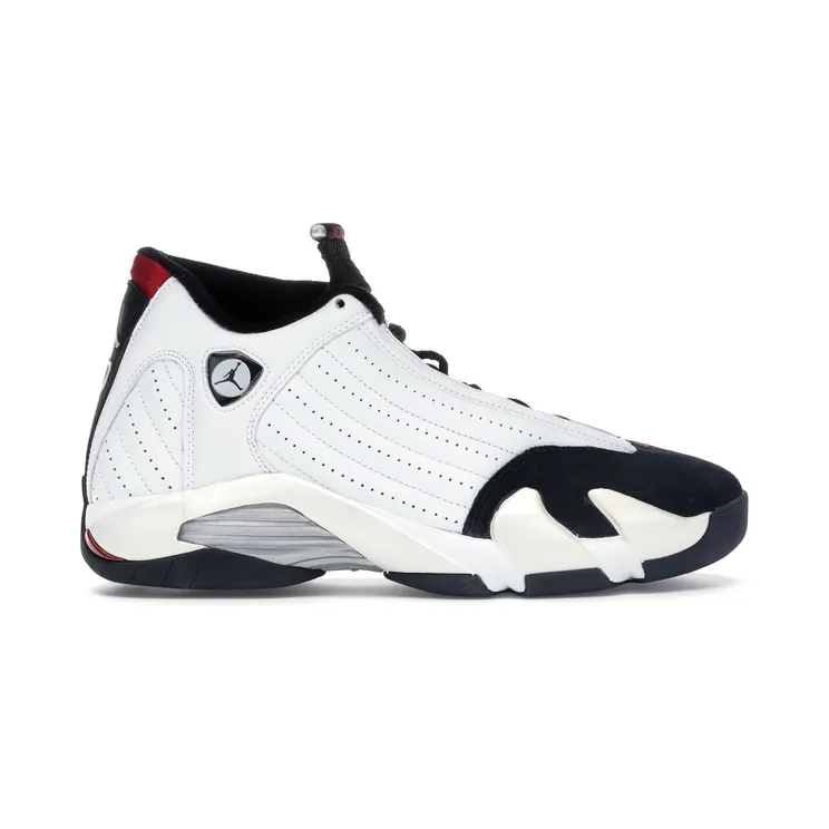 Air Jordan 14 Retro ‘Black Toe’ 2006 White/Black/Varsity Red/Metallic Silver (311832-162)
