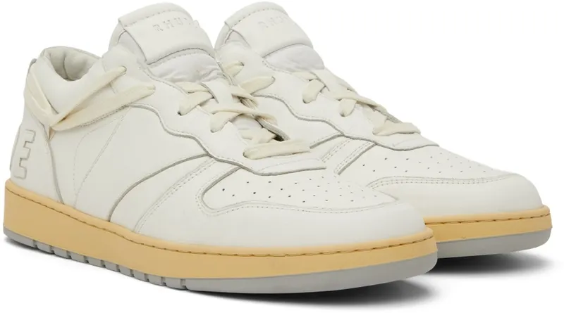 Rhude SSENSE Exclusive White Rhecess Low (RHSS22FO23178377)