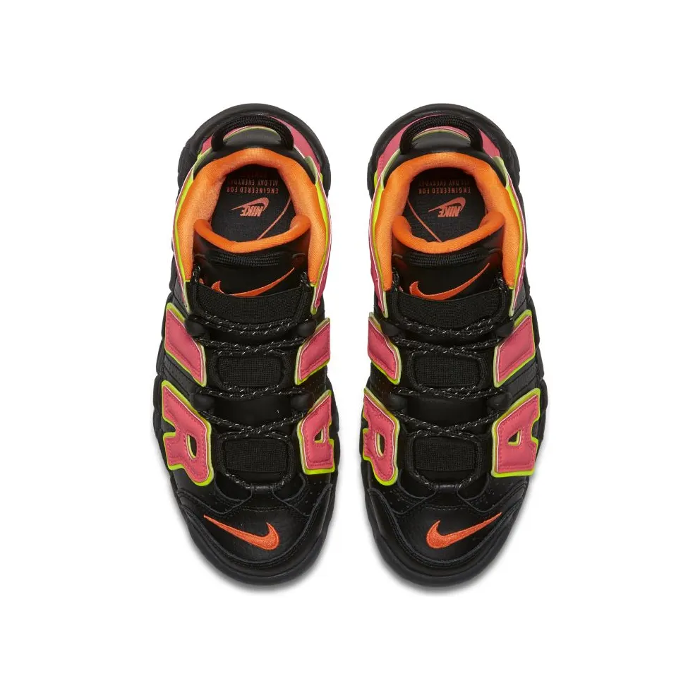 Nike Air More Uptempo Hot Punch (W) Black/Hot Punch-Volt (917593-002)