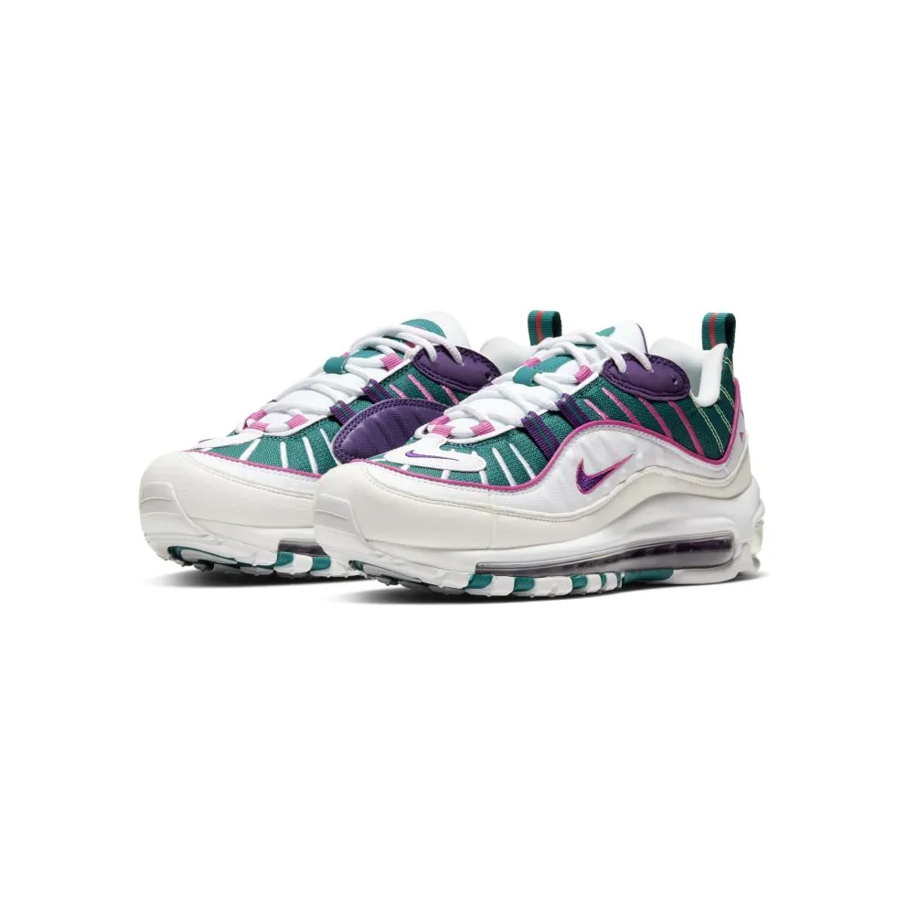 Nike Air Max 98 Easter 2020 (W) Bright Spruce/White-Active Fuchsia-Voltage Purple (CI3709-301)