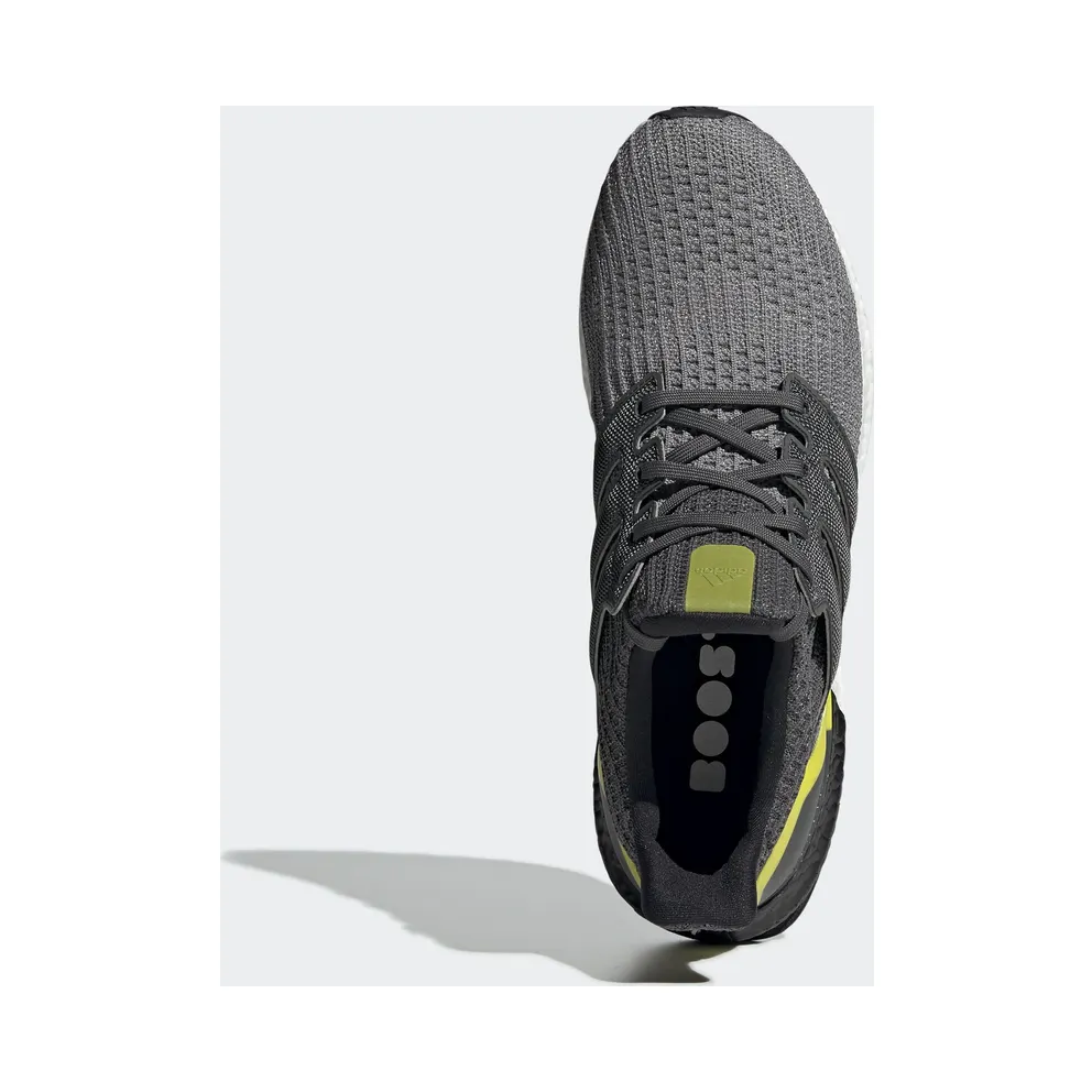 adidas Ultra Boost 4.0 Grey Black Yellow Grey Three/Grey Six/Core Black (G54003)