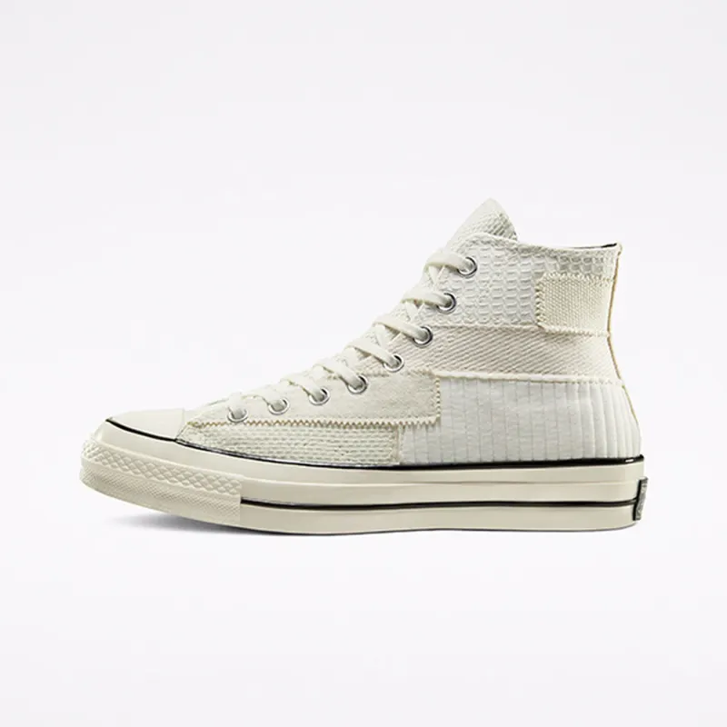 Converse Mono Patchwork Chuck 70 High Top White Egret White/Egret/Black (167139C)