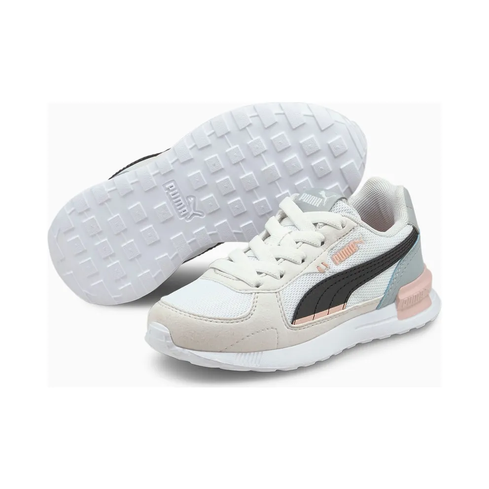 PUMA Graviton AC Kids’ White/Black/Nimbus Cloud (381988-05)