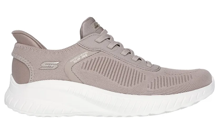Skechers Slip-ins: BOBS Sport Squad Chaos Sneaker Taupe