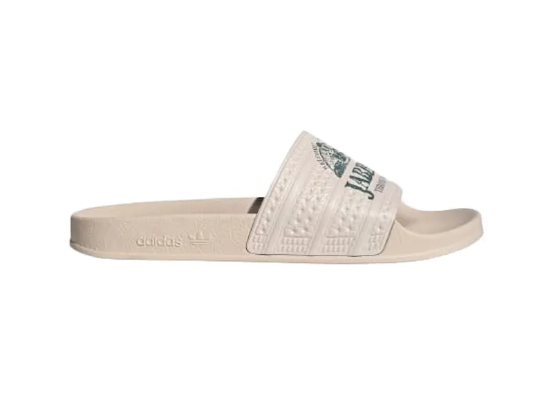 Adidas Jabba’s Throne Room Adilette Slides Halo Ivory / Tech Emerald / Core Black (GX6749)