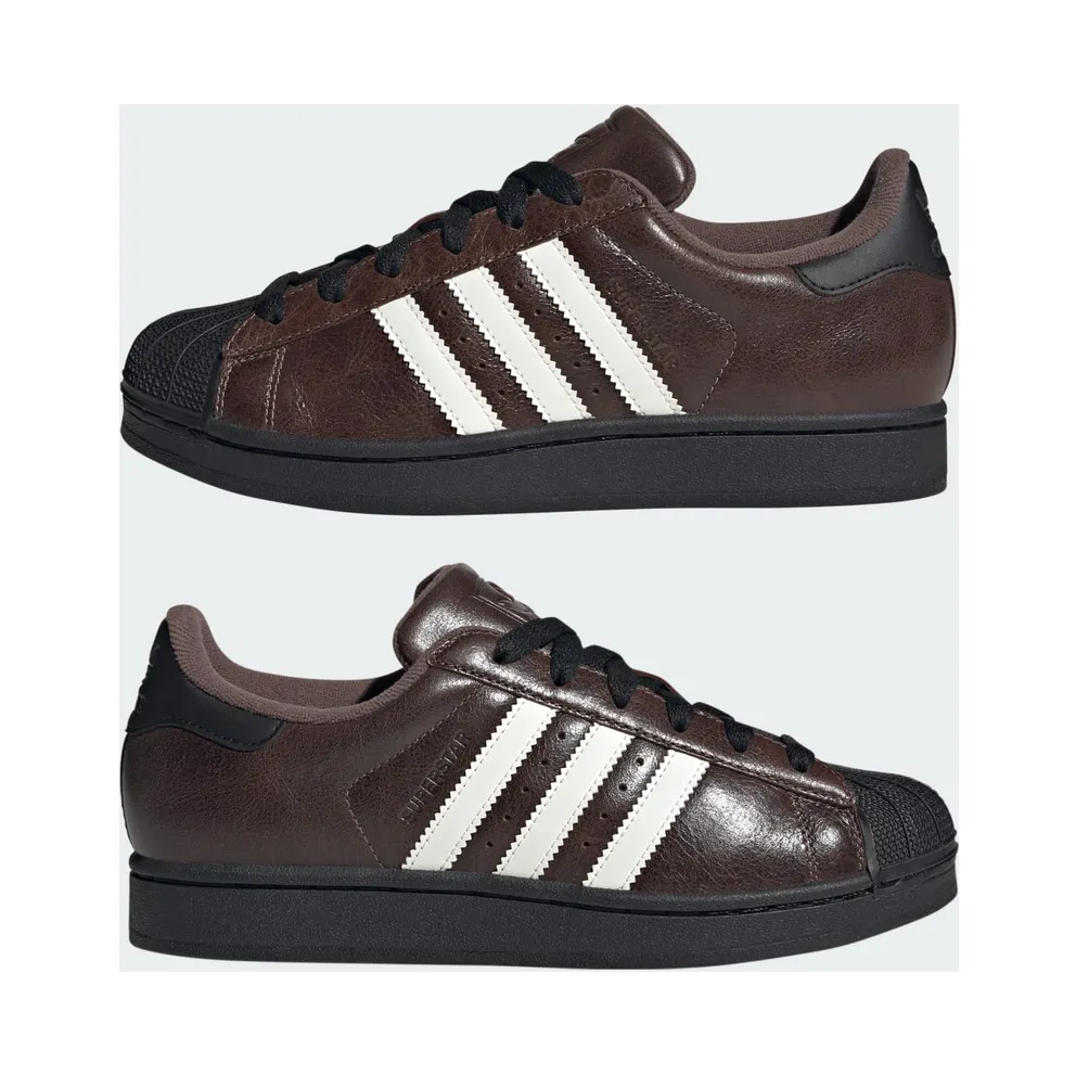 Adidas SUPERSTAR II Shoes Earth Strata / Off White / Core Black (KI3569)