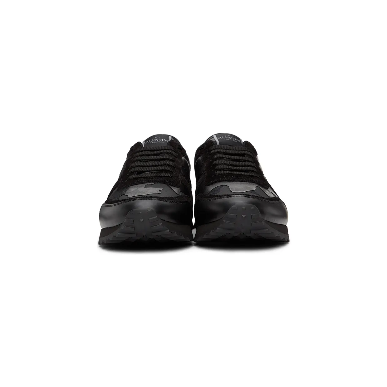 Valentino Garavani Black Camo Rockrunner Sneakers (WY0S0723NSD) (2)