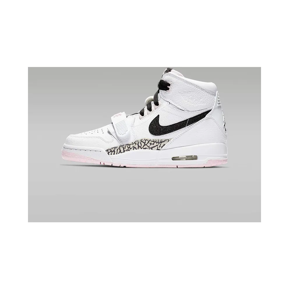 Jordan Legacy 312 White Black Pink Foam (GS) White/Black-Pink Foam (AT4040-106)