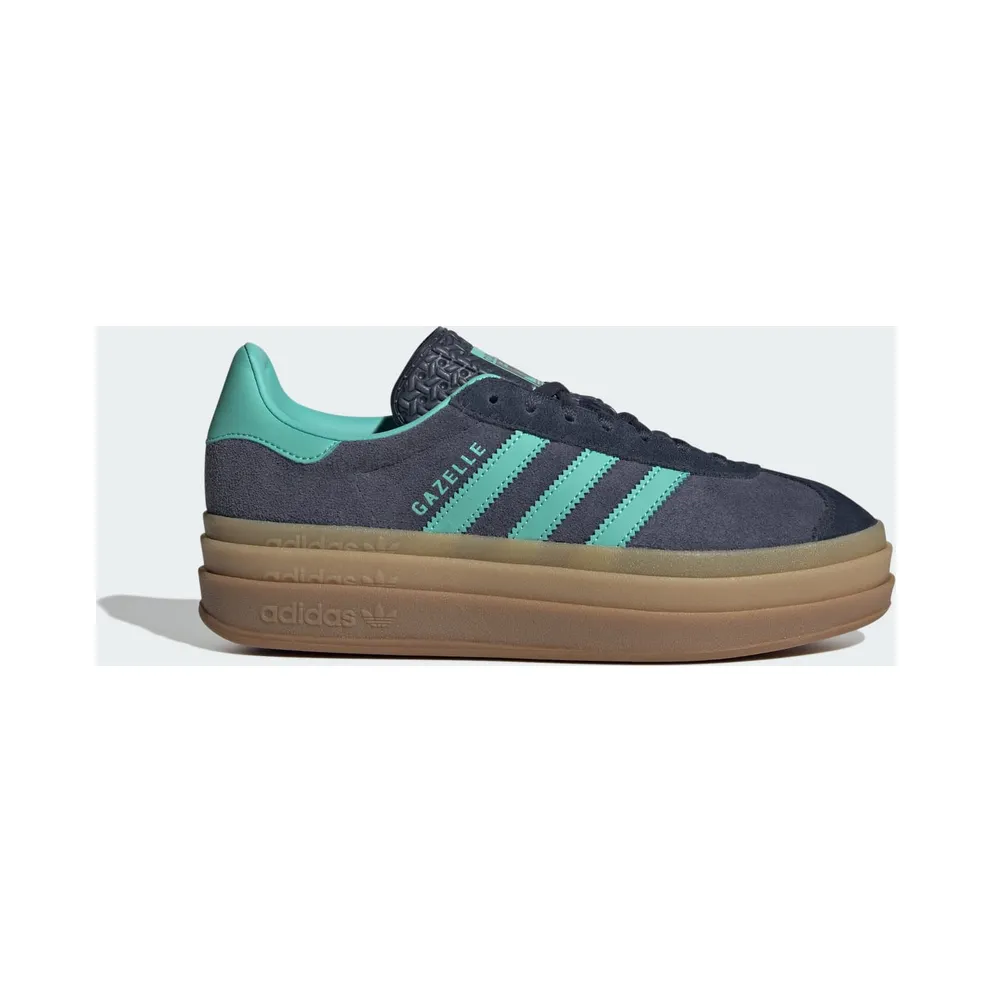 Adidas Gazelle Bold Sneakers Shadow Navy / Acid Mint / Legend Ink (JQ6437)