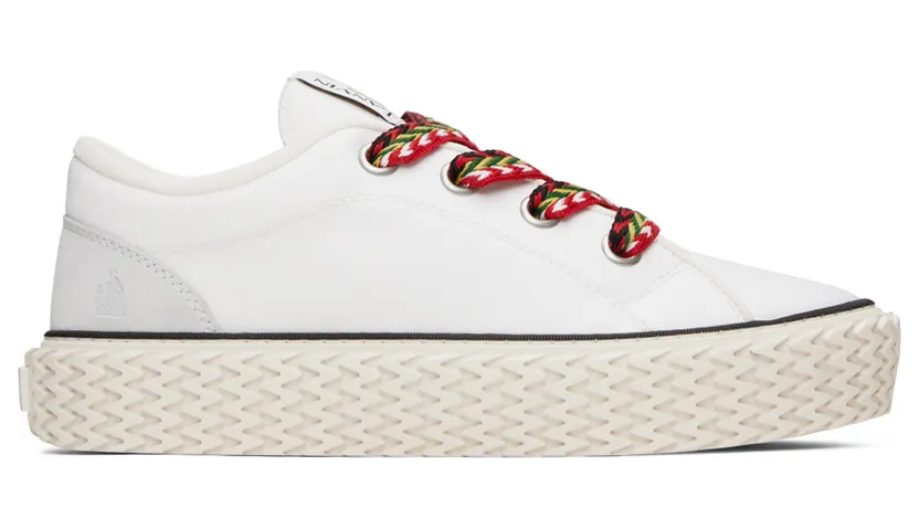 Lanvin White Curbies Sneakers (FM-SKIK01-CANV-E22)