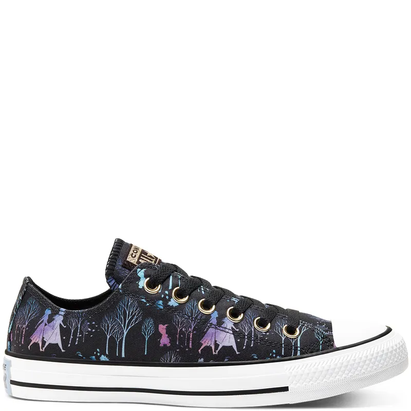 Converse Chuck Taylor All-Star Low Frozen 2 Black Black/Multi-White (167359C)
