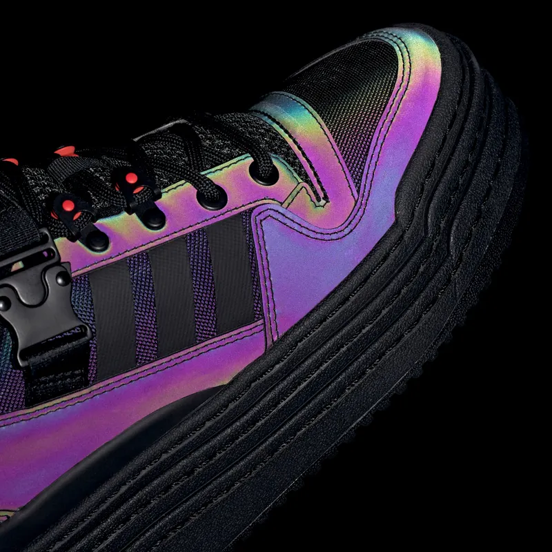 Adidas Triple Platforum Low Core Black / Core Black / Solar Red (GY9607)