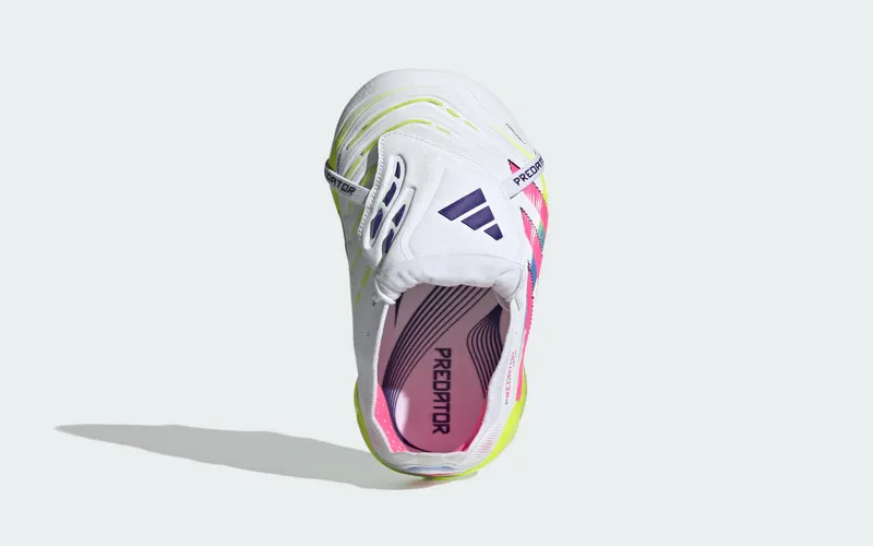 adidas Predator Elite Fold-Over Tongue SG Cloud White Lucid Pink Lucid Lemon (ID8942)