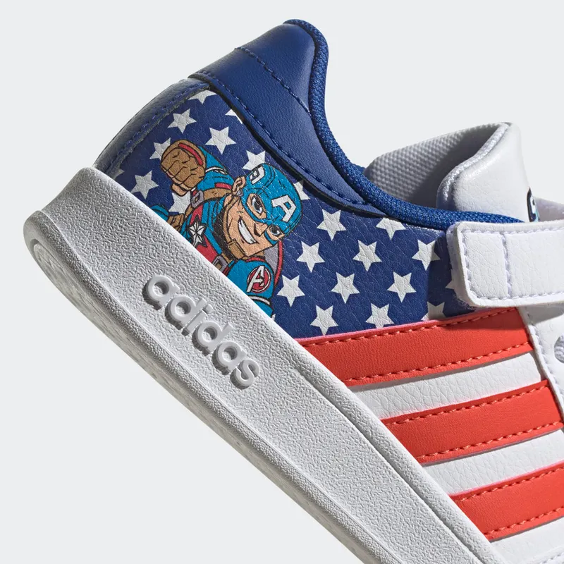 Adidas Breaknet Cloud White / Bold Orange / Royal Blue (GZ7650)