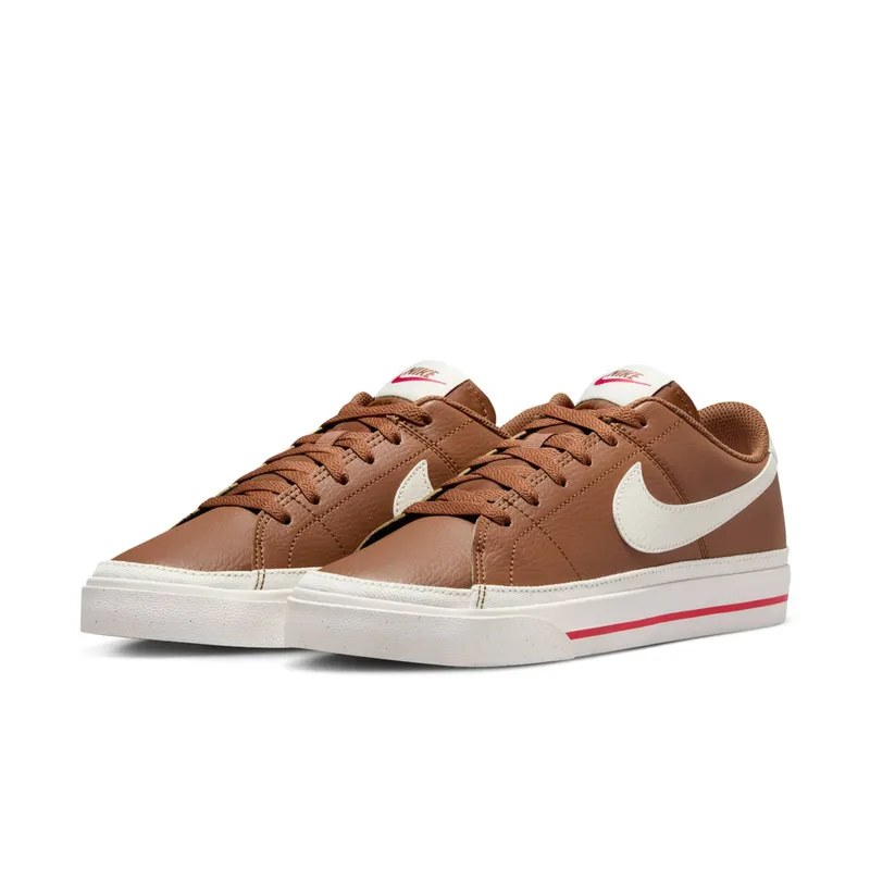 Nike Court Legacy Next Nature Light British Tan Fire Red Sail (DH3161-200)