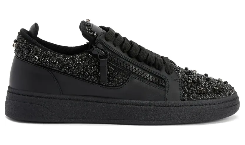 Giuseppe Zanotti GZ94 Sneakers mit doppeltem Reißverschluss – Schwarz (RM50029001)