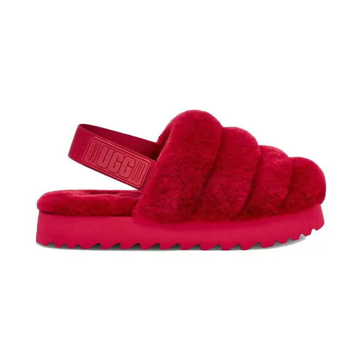 UGG Super Fluff Slipper Ribbon Red (1121751-RBRD)