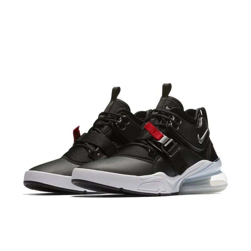 Nike Air Force 270 Black White Black/Chrome-White-University Red (AH6772-001)